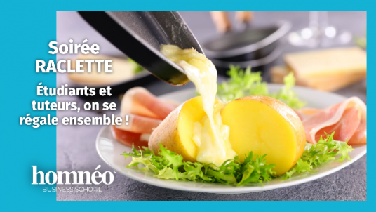 Homnéo vous invite à sa Soirée Raclette 
